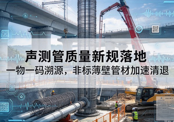 昌黎声测管质量新规落地，一物一码溯源，非标薄壁管材加速清退